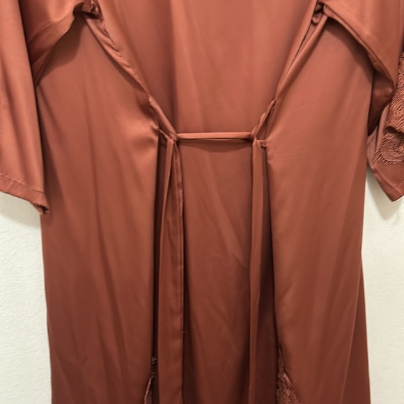 Bridesmaid Burnt Orange Robe - Picture 8 of 9